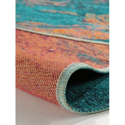 Tapis Tissé Plat Stay Turquoise 195x285 Cm