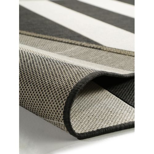 Tapis D'extérieur Et Intérieur Metro Noir 140x200 Cm