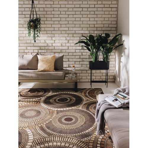 Tapis D'extérieur Et Intérieur Artis Marron 120x180 Cm