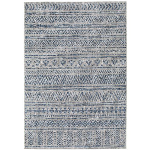 Tapis D'extérieur Et Intérieur Cleo Bleu 80x150 Cm