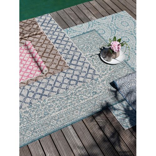 Tapis D'extérieur Et Intérieur Cleo Bleu 1 120x170 Cm