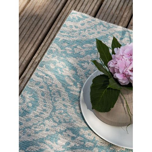 Tapis D'extérieur Et Intérieur Cleo Beige/turquoise 160x230 Cm