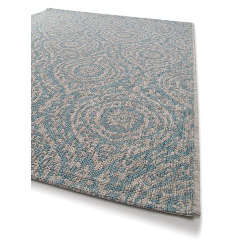 Tapis D'extérieur Et Intérieur Cleo Beige/turquoise 160x230 Cm