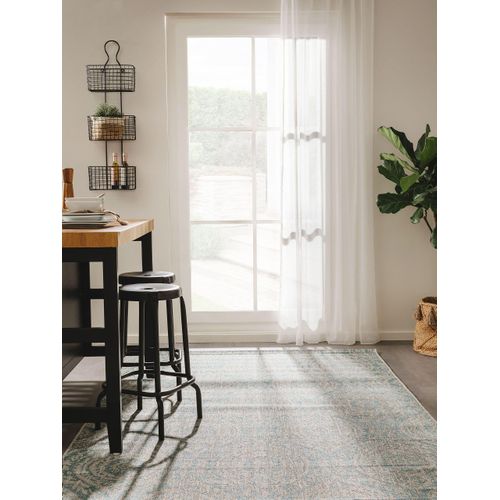 Tapis D'extérieur Et Intérieur Cleo Beige/turquoise 80x150 Cm