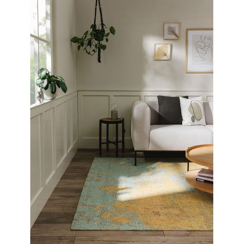 Tapis Tissé Plat Frencie Beige/bleu 160x235 Cm