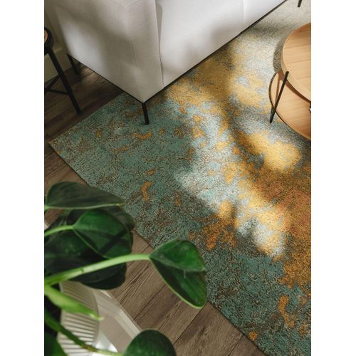 Tapis Tissé Plat Frencie Beige/bleu 160x235 Cm