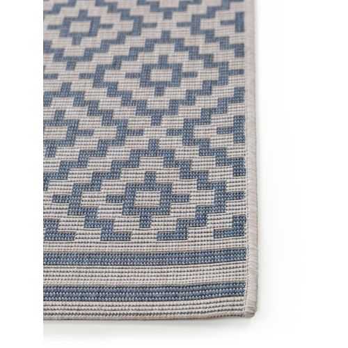 Tapis D'extérieur Et Intérieur Metro Bleu 140x200 Cm