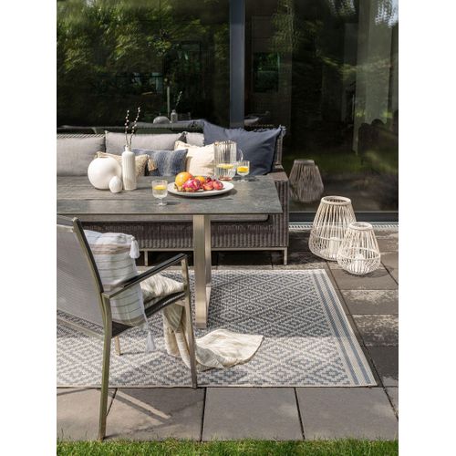 Tapis D'extérieur Et Intérieur Metro Bleu 200x290 Cm