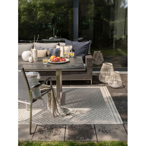 Tapis D'extérieur Et Intérieur Metro Gris 80x150 Cm