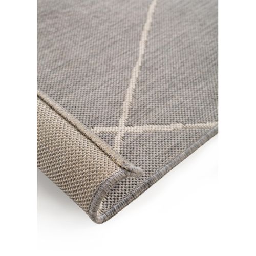 Tapis D'extérieur Et Intérieur Metro Gris 80x150 Cm