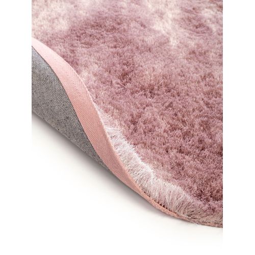 Tapis à Poils Longs Whisper Rose 200 Cm Rond