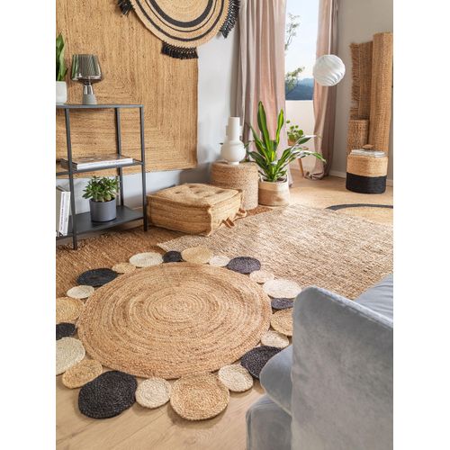 Tapis De Jute Cosmo Marron Clair 140x200 Cm