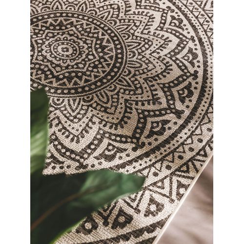 Tapis D'extérieur Et Intérieur Cleo Blanc Et Noir 1 240x340 Cm