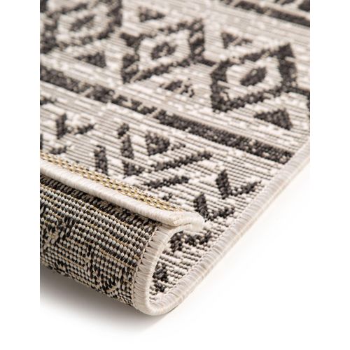 Tapis D'extérieur Et Intérieur Cleo Blanc Et Noir 2 200x290 Cm