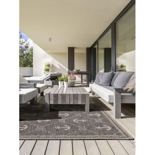 Tapis D'extérieur Et Intérieur River Bleu 133x190 Cm