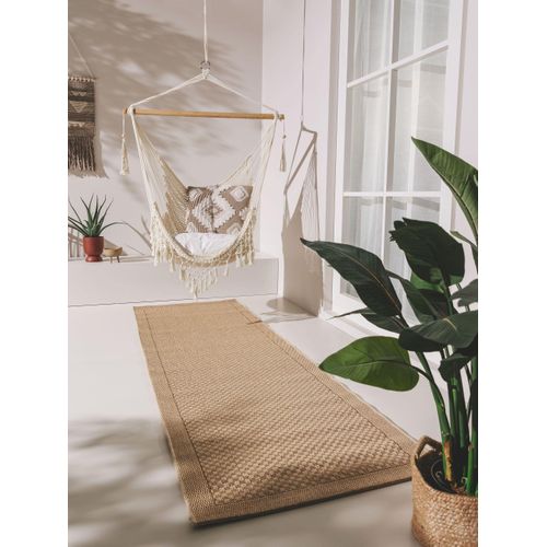 Tapis De Couloir Extérieur Et Intérieur Naoto Beige 80x240 Cm