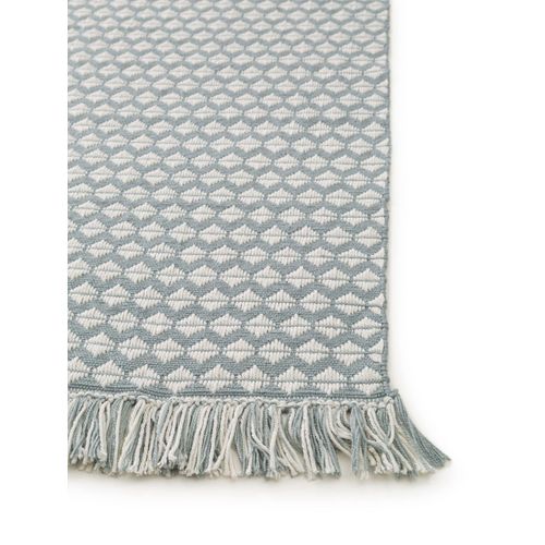 Tapis Fabriqué à Partir De Matériaux Recyclés Morty Bleu 160x230 Cm