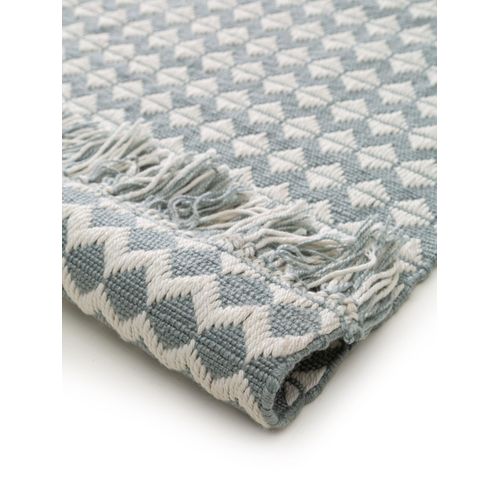 Tapis Fabriqué à Partir De Matériaux Recyclés Morty Bleu 160x230 Cm