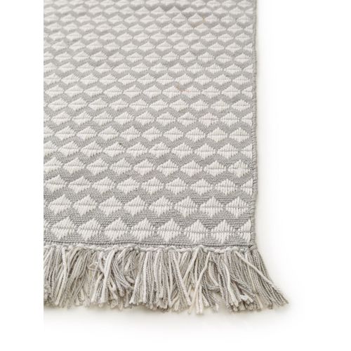 Tapis Fabriqué à Partir De Matériaux Recyclés Morty Gris 120x170 Cm