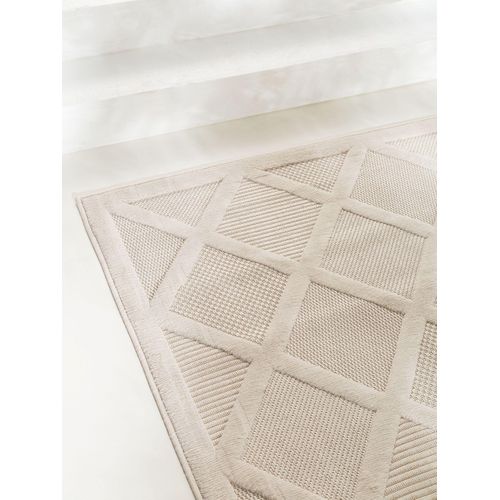 Tapis D'extérieur Et Intérieur Bonte Crème 1 120x170 Cm