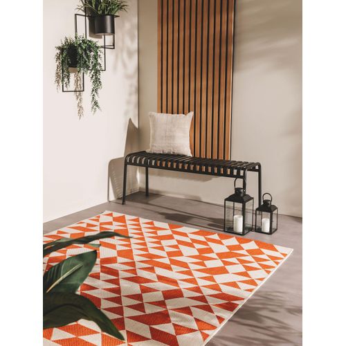 Tapis D'extérieur Et Intérieur Cleo Orange 160x230 Cm