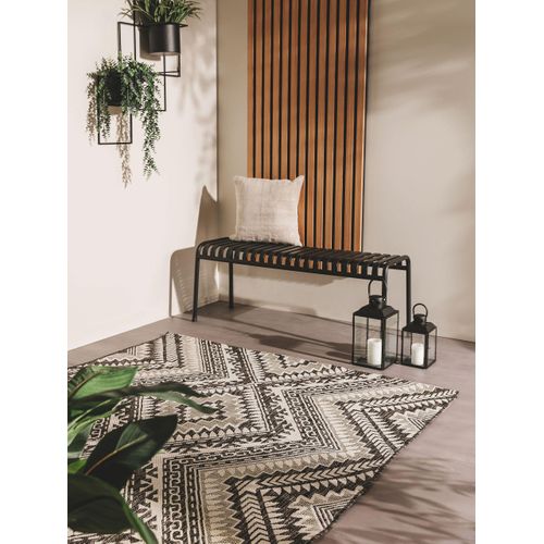 Tapis D'extérieur Et Intérieur Cleo Noir 80x150 Cm