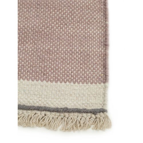 Tapis De Couloir En Laine Karla Fuchsia 80x250 Cm