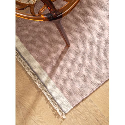 Tapis De Couloir En Laine Karla Fuchsia 80x250 Cm