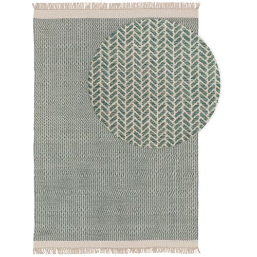 Tapis De Laine Kim Menthe 160x230 Cm