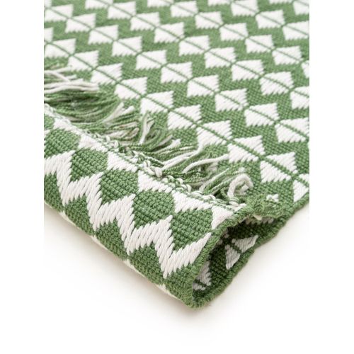 Tapis Fabriqué à Partir De Matériaux Recyclés Morty Vert 160x230 Cm