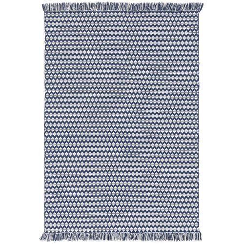 Tapis Fabriqué à Partir De Matériaux Recyclés Morty Bleu Foncé 120x170 Cm