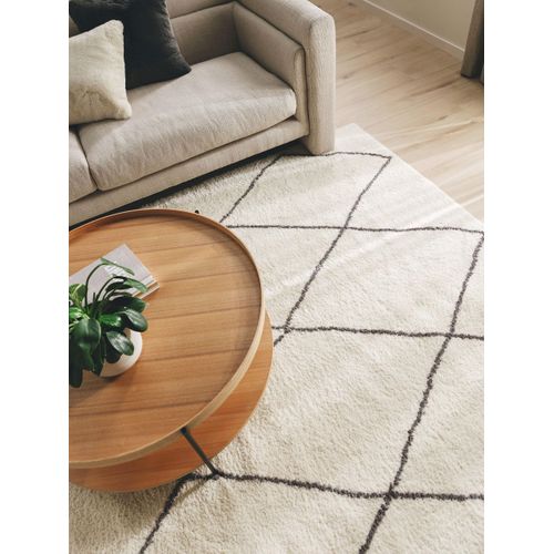 Tapis à Poils Longs Benno Crème 300x400 Cm