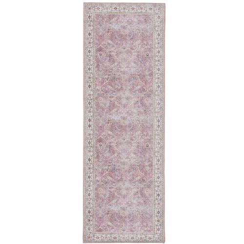 Tapis De Couloir Laury Rose 80x240 Cm