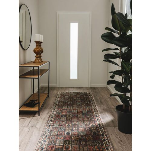 Tapis De Couloir Mara Rouge 80x240 Cm