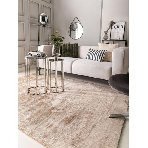 Tapis En Viscose Nela Taupe 250x350 Cm