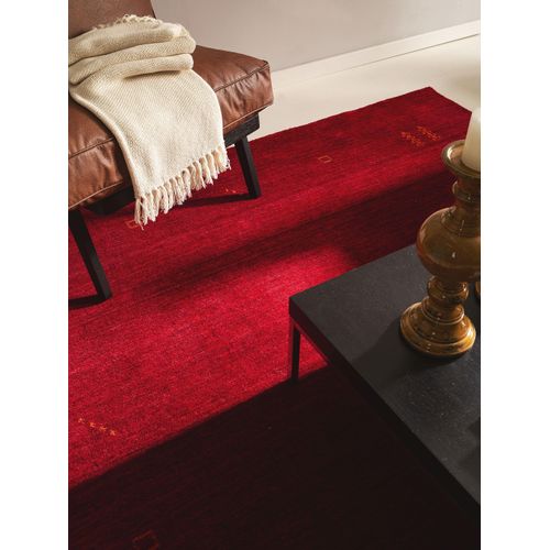 Tapis De Laine Jamal Rouge 300x400 Cm