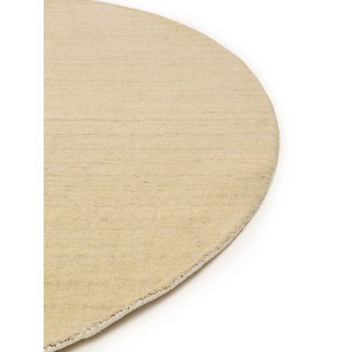 Tapis En Laine Rond Jamal 2 Crème 200 Cm Rond