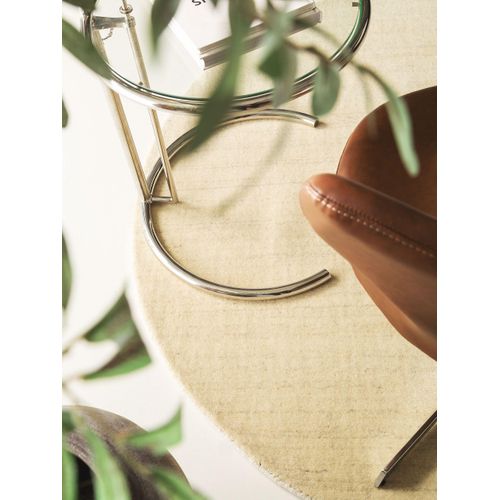 Tapis En Laine Rond Jamal 2 Crème 200 Cm Rond