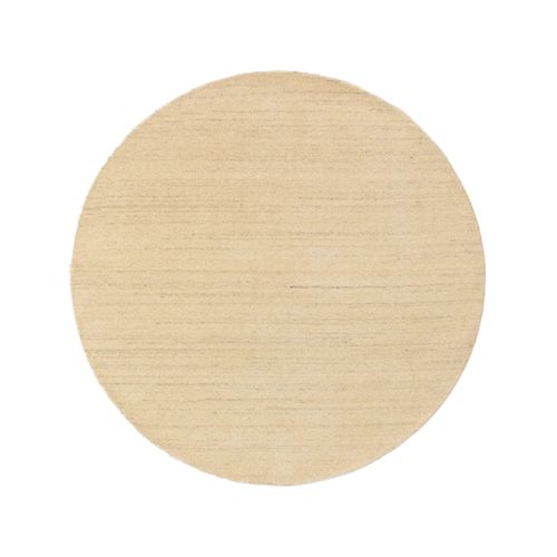 Tapis En Laine Rond Jamal 2 Crème 200 Cm Rond