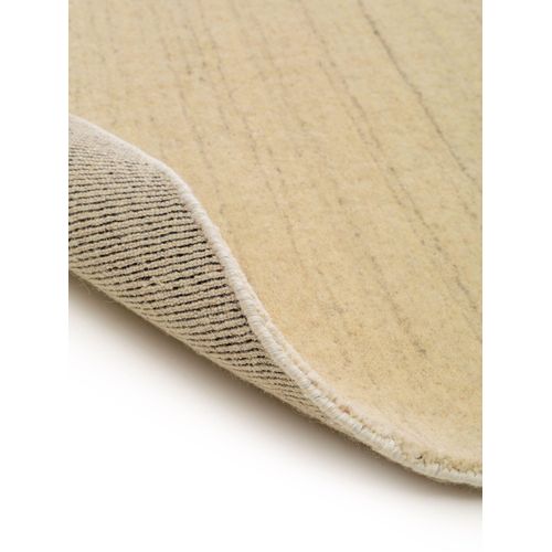 Tapis En Laine Rond Jamal 2 Crème 200 Cm Rond
