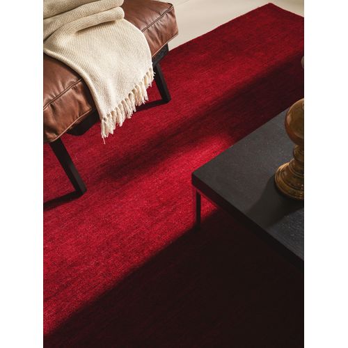 Tapis De Laine Jamal Rouge 250x350 Cm