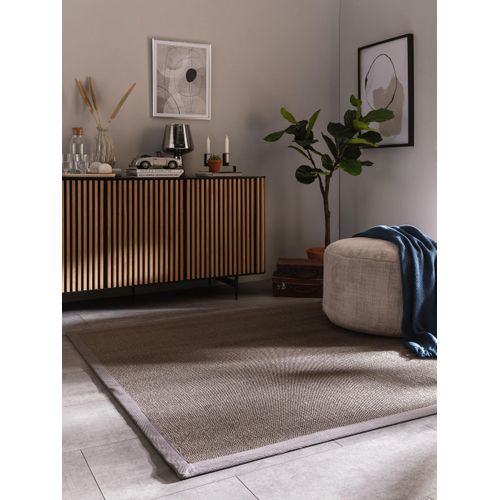 Tapis Sisal Sana Gris 200x200 Cm