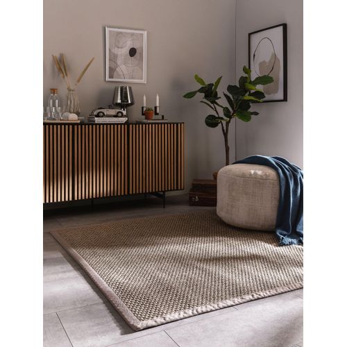 Tapis Sisal Greta Gris 150x150 Cm