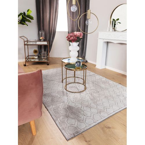 Tapis Daisy Gris 140x200 Cm