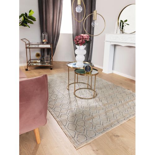 Tapis Daisy Crème 66x110 Cm