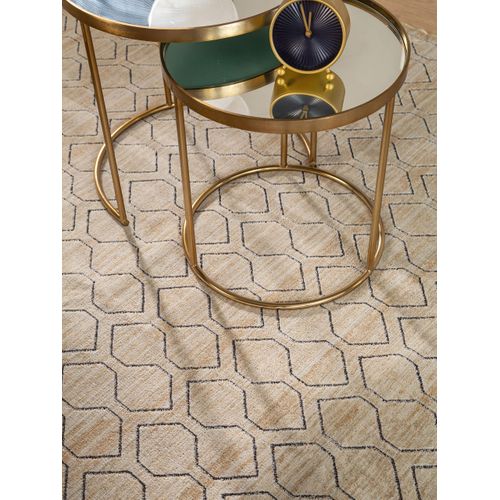 Tapis Daisy Crème 66x110 Cm