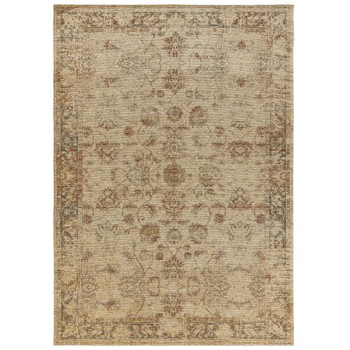Tapis Tissé Plat Frencie Beige 100x160 Cm
