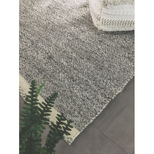 Tapis Fabriqué à Partir De Matériaux Recyclés Kiah Gris 200x300 Cm