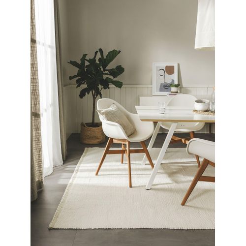 Tapis Fabriqué à Partir De Matériaux Recyclés Kiah Crème 200x300 Cm