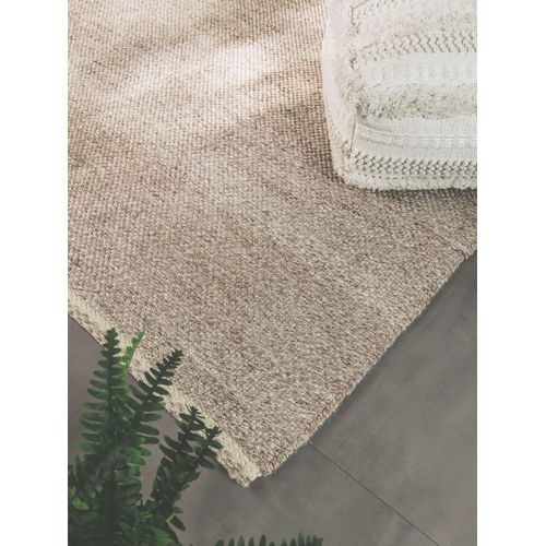 Tapis Fabriqué à Partir De Matériaux Recyclés Kiah Crème/taupe 80x150 Cm